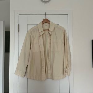 Muji cotton shirt-jacket